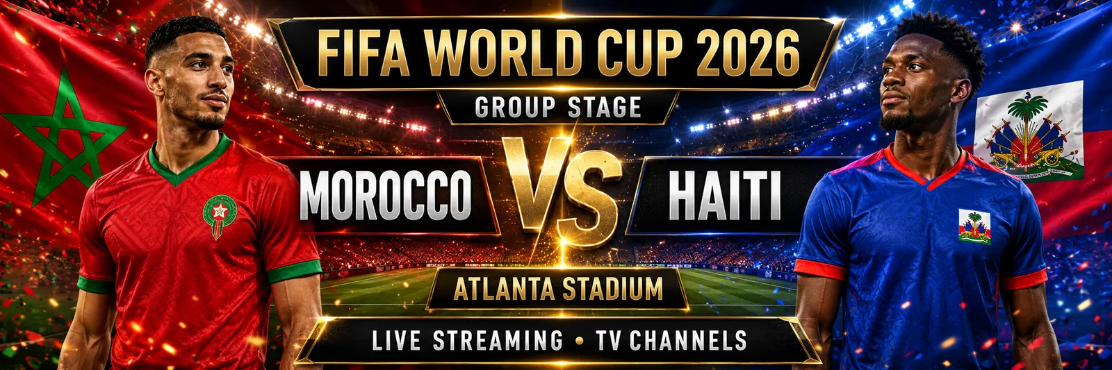 Morocco and Haiti before their World Cup 2026 Group C match