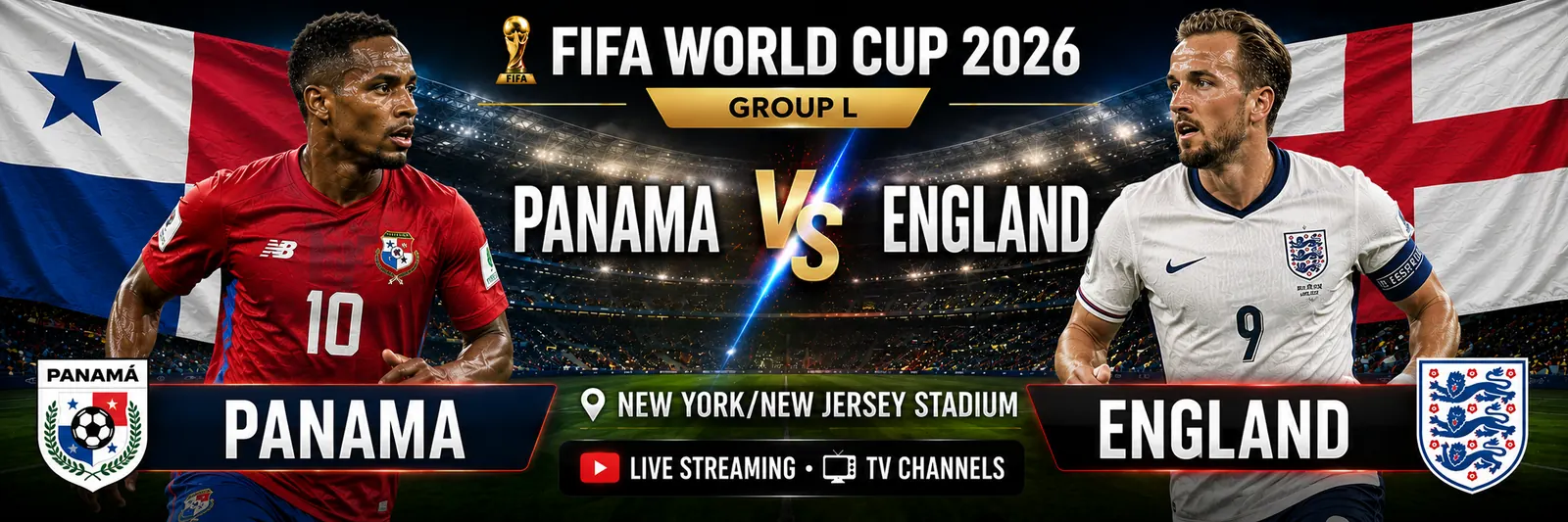 Panama and England before their World Cup 2026 Group L match
