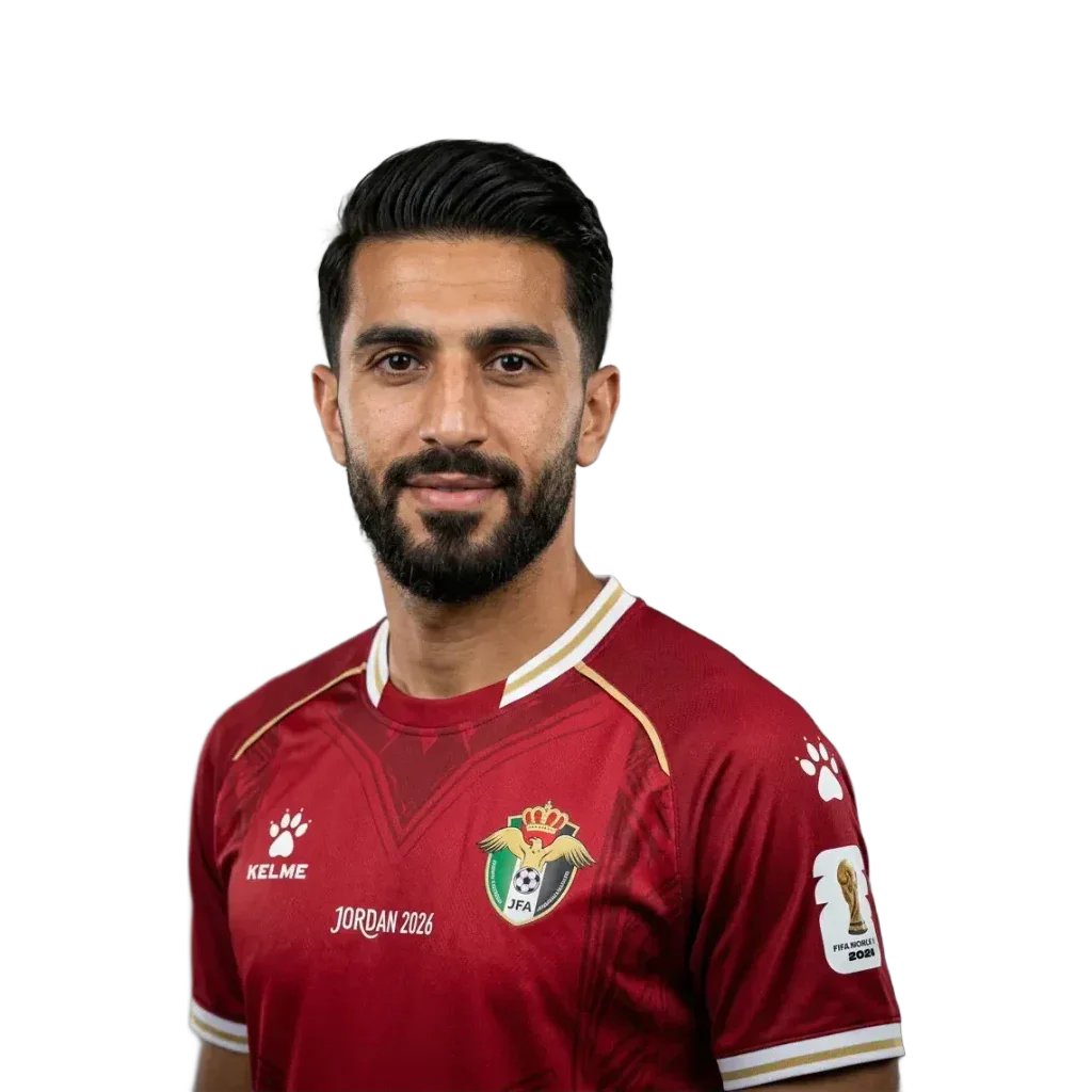 Yazan Al Arab - Jordan squad photo