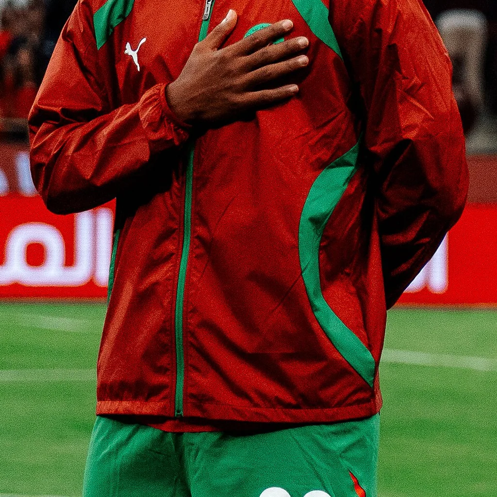Ayoub El Kaabi - Morocco squad photo